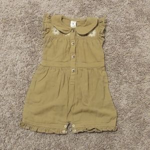 Kate Quinn Flutter Sleeve Sun Ruffle Embroidered Jumpsuit